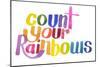 Count Your Rainbows-Kerstin Stock-Mounted Art Print