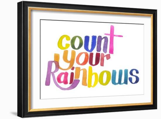 Count Your Rainbows-Kerstin Stock-Framed Art Print