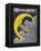 Count Zeppelin's Next Destination - the Moon!-null-Framed Premier Image Canvas