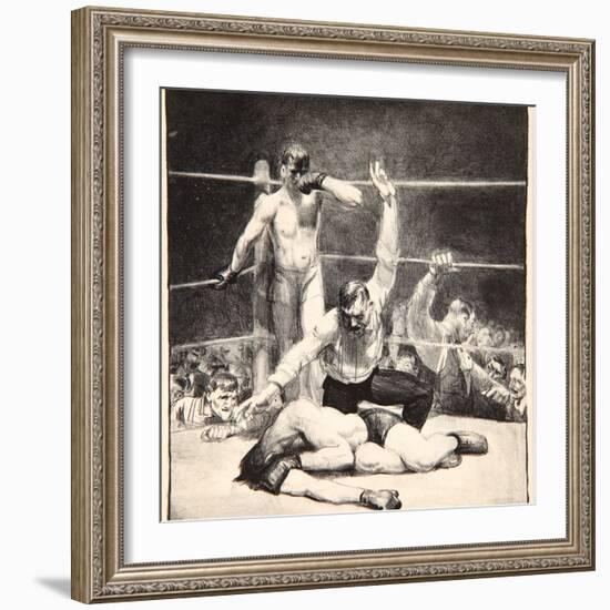 Counted Out, 1921-George Wesley Bellows-Framed Giclee Print