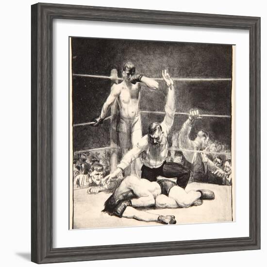 Counted Out, 1921-George Wesley Bellows-Framed Giclee Print