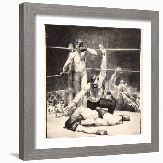 Counted Out, 1921-George Wesley Bellows-Framed Giclee Print