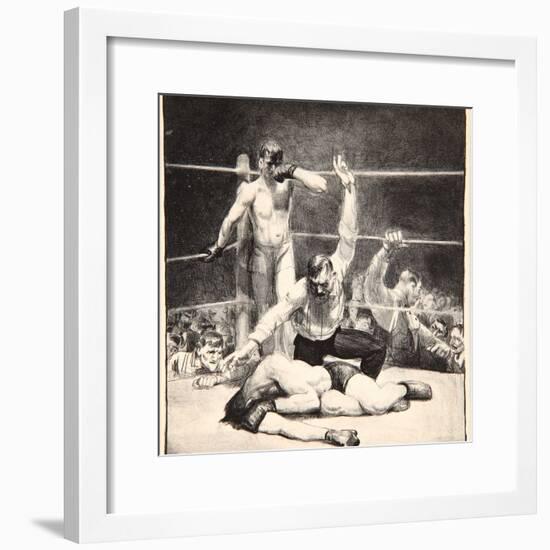 Counted Out, 1921-George Wesley Bellows-Framed Giclee Print