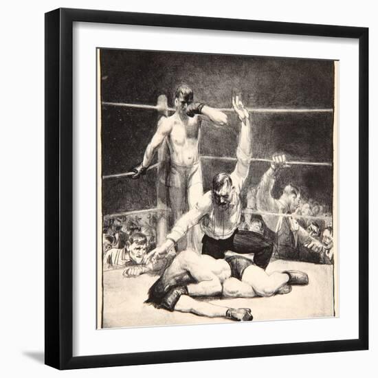 Counted Out, 1921-George Wesley Bellows-Framed Giclee Print