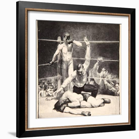 Counted Out, 1921-George Wesley Bellows-Framed Giclee Print