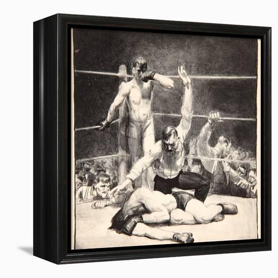 Counted Out, 1921-George Wesley Bellows-Framed Premier Image Canvas