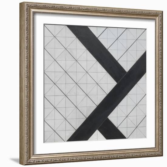 Counter-Composition VI-Theo Van Doesburg-Framed Giclee Print