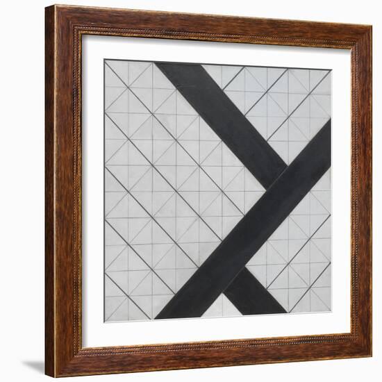 Counter-Composition VI-Theo Van Doesburg-Framed Giclee Print