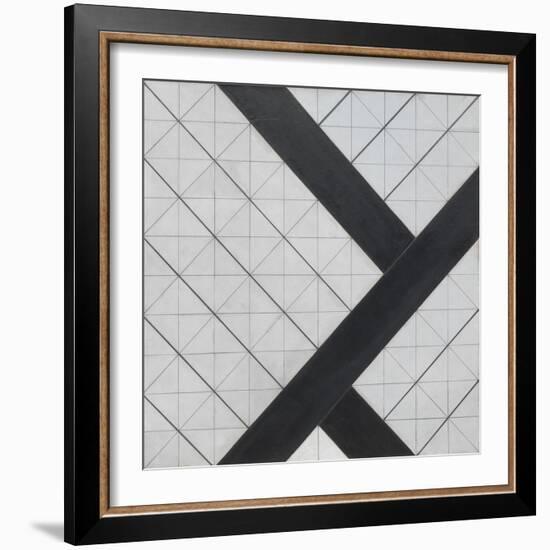 Counter-Composition VI-Theo Van Doesburg-Framed Giclee Print
