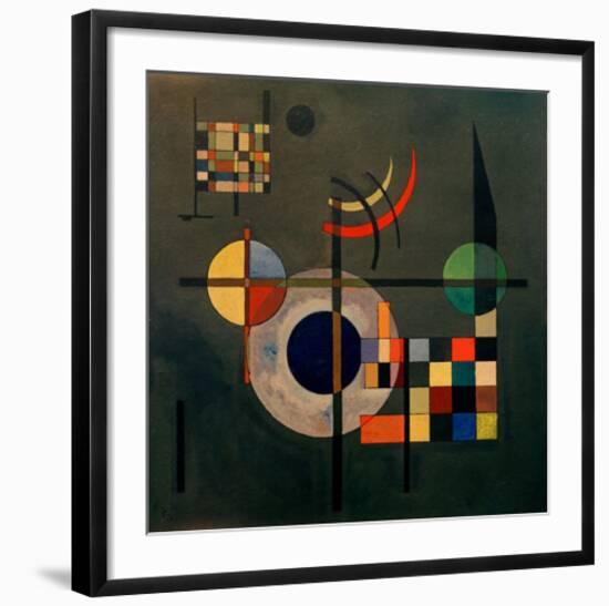 Counterweights, 1926-Wassily Kandinsky-Framed Giclee Print