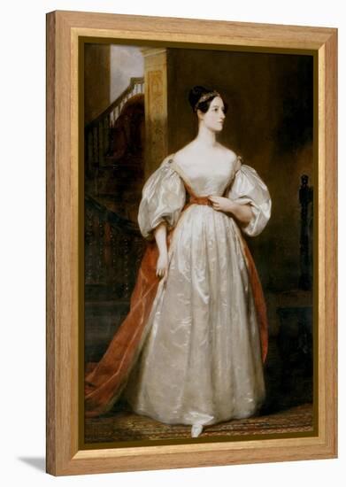 Countess Augusta Ada Lovelace (1815-185), English Mathematician and Writer-Margaret Carpenter-Framed Premier Image Canvas