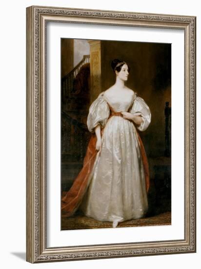 Countess Augusta Ada Lovelace (1815-185), English Mathematician and Writer-Margaret Carpenter-Framed Giclee Print