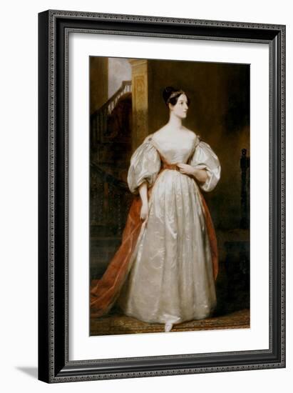 Countess Augusta Ada Lovelace (1815-185), English Mathematician and Writer-Margaret Carpenter-Framed Giclee Print