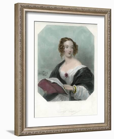 Countess Cowper, C1865-1890-John Hayter-Framed Premium Giclee Print