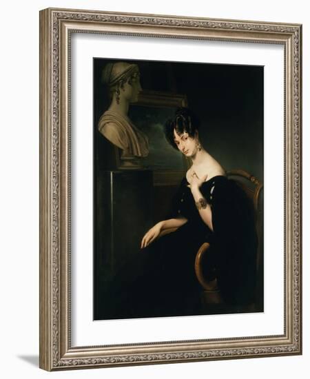 Countess Cristina Barbiano de Belgioioso-Francesco Hayez-Framed Giclee Print