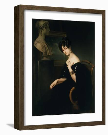 Countess Cristina Barbiano de Belgioioso-Francesco Hayez-Framed Giclee Print