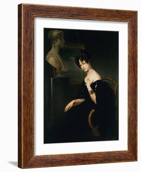 Countess Cristina Barbiano de Belgioioso-Francesco Hayez-Framed Giclee Print