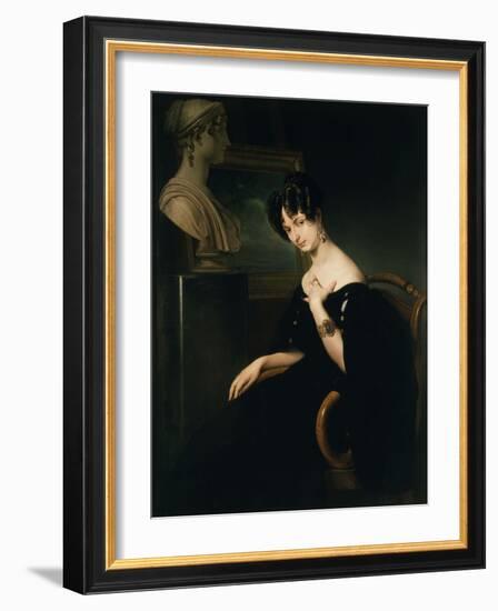 Countess Cristina Barbiano de Belgioioso-Francesco Hayez-Framed Giclee Print