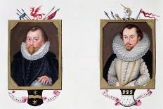 Sir Francis Drake and Sir Martin Frobisher, 16th century English navigators, (1825)-Sarah, Countess of Essex-Giclee Print