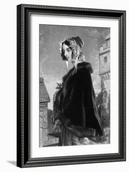 Countess of Malmesbury-Edwin Henry Landseer-Framed Art Print