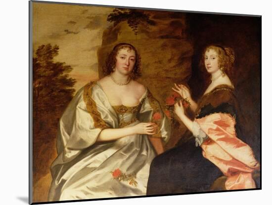 Countess of Morton (D.1654) and Mrs. Killigrew (D.1638)-Sir Anthony Van Dyck-Mounted Giclee Print