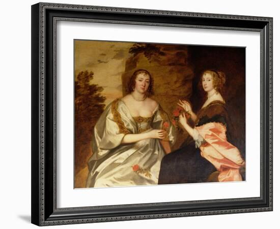 Countess of Morton (D.1654) and Mrs. Killigrew (D.1638)-Sir Anthony Van Dyck-Framed Giclee Print