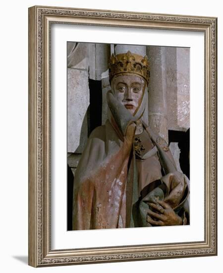 Countess Uta, Detail of Head, 13th Century-null-Framed Giclee Print