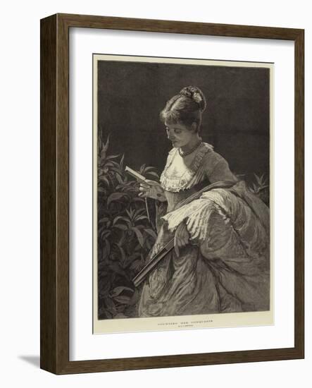 Counting Her Conquests-Edward Frederick Brewtnall-Framed Giclee Print