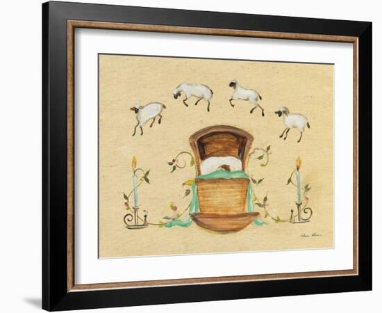 Counting Sheep II-Cheri Blum-Framed Art Print