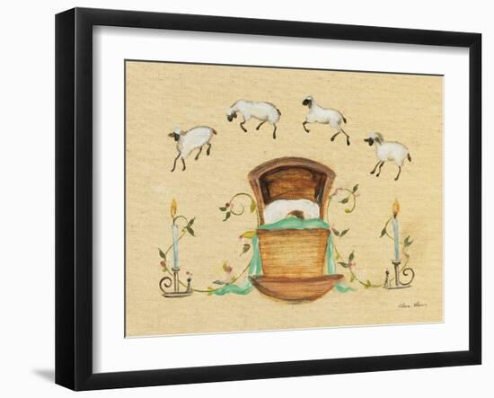 Counting Sheep II-Cheri Blum-Framed Art Print