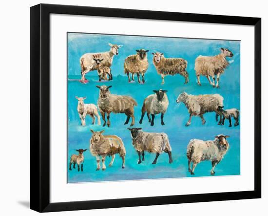 Counting Sheep-Alex Williams-Framed Giclee Print