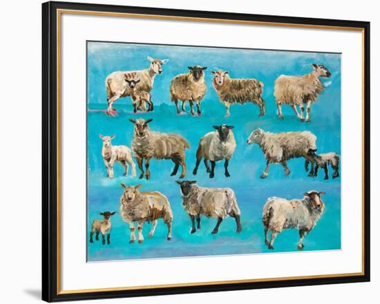 Counting Sheep-Alex Williams-Framed Giclee Print