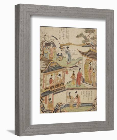 Counting Song of the Twelve Months in the Tune of the Tea Picker’S Song-null-Framed Art Print