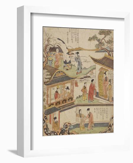 Counting Song of the Twelve Months in the Tune of the Tea Picker’S Song-null-Framed Art Print