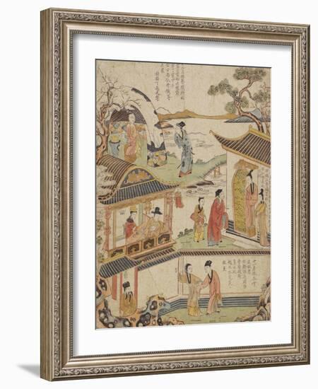 Counting Song of the Twelve Months in the Tune of the Tea Picker’S Song-null-Framed Art Print