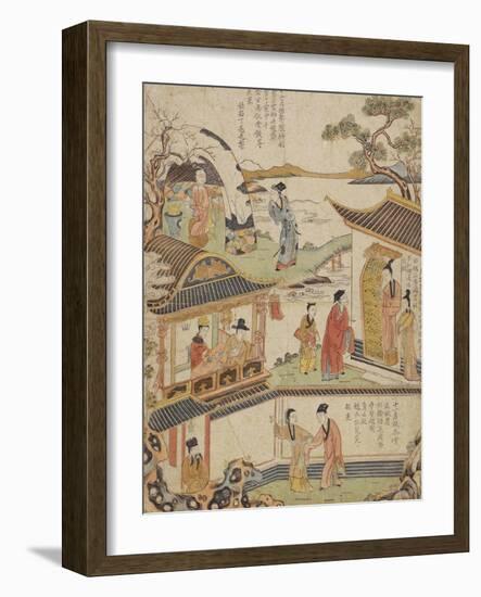 Counting Song of the Twelve Months in the Tune of the Tea Picker’S Song-null-Framed Art Print