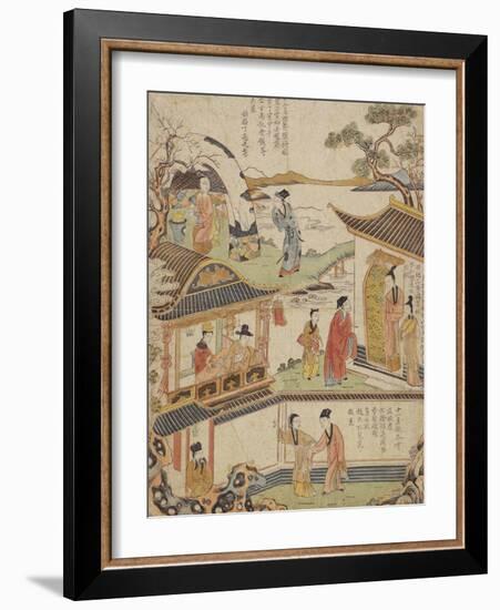 Counting Song of the Twelve Months in the Tune of the Tea Picker’S Song-null-Framed Art Print