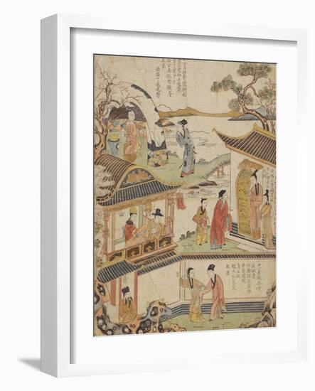 Counting Song of the Twelve Months in the Tune of the Tea Picker’S Song-null-Framed Art Print