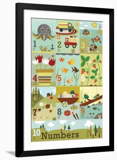 Counting to Ten-Jenn Ski-Framed Art Print