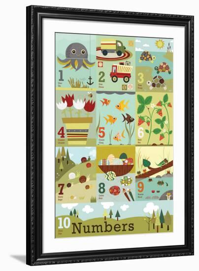 Counting to Ten-Jenn Ski-Framed Art Print