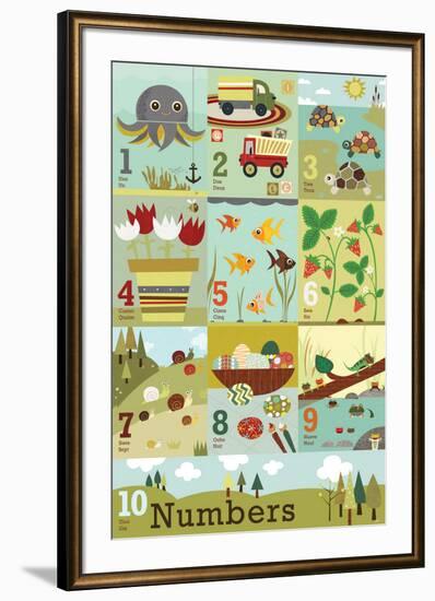 Counting to Ten-Jenn Ski-Framed Art Print