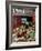 "Country Auction," Saturday Evening Post Cover, August 5, 1944-John Falter-Framed Giclee Print