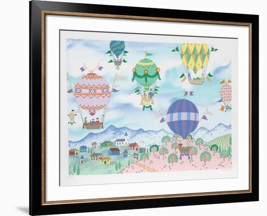 Country Balloon Fair-Jack Hofflander-Framed Collectable Print