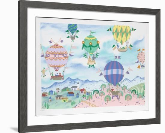 Country Balloon Fair-Jack Hofflander-Framed Collectable Print