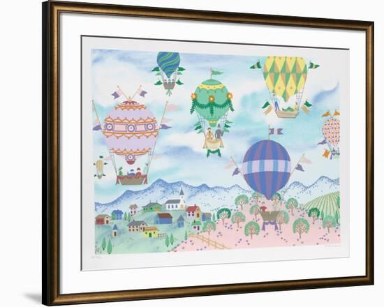 Country Balloon Fair-Jack Hofflander-Framed Collectable Print