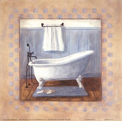 'Country Bath I' Art Print Carol Robinson