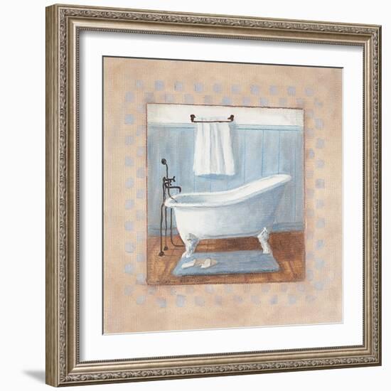 Country Bath I-Carol Robinson-Framed Art Print