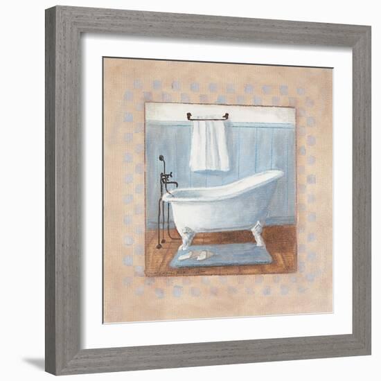 Country Bath I-Carol Robinson-Framed Art Print