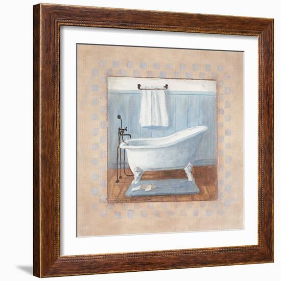 Country Bath I-Carol Robinson-Framed Art Print