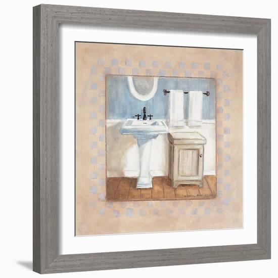 Country Bath IV-Carol Robinson-Framed Art Print